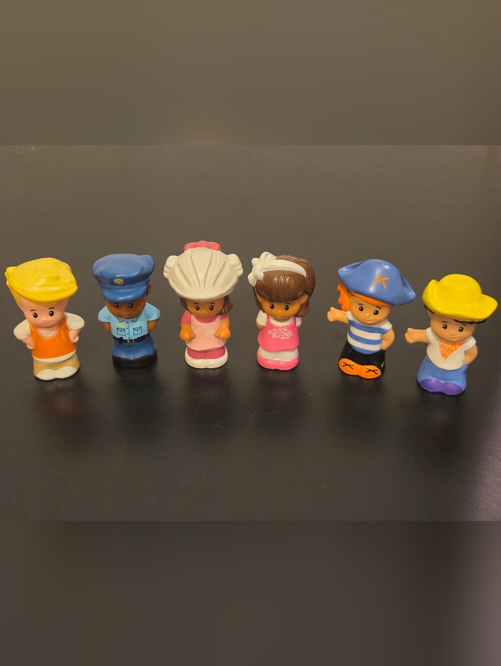 Little People Slim Figures Police Officer Pirate Costume Farmer Eddie Koby Mia